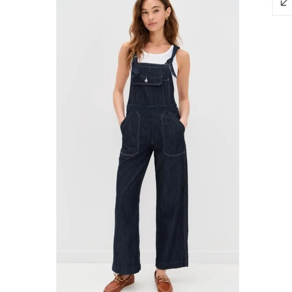 DENIMIST TIE STRAPS RELAXED OVERALLS RETAIL PRICE $465 SIZE XS NWOT - Picture 3 of 16